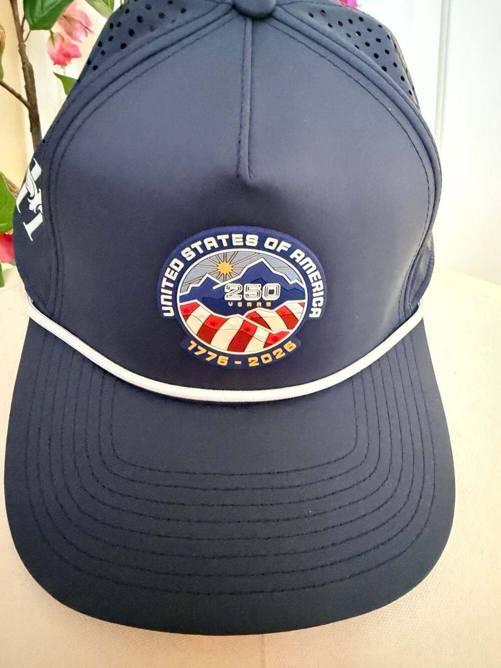 Unbranded United States Of America 250 Years Hat Snapback Navy Blue